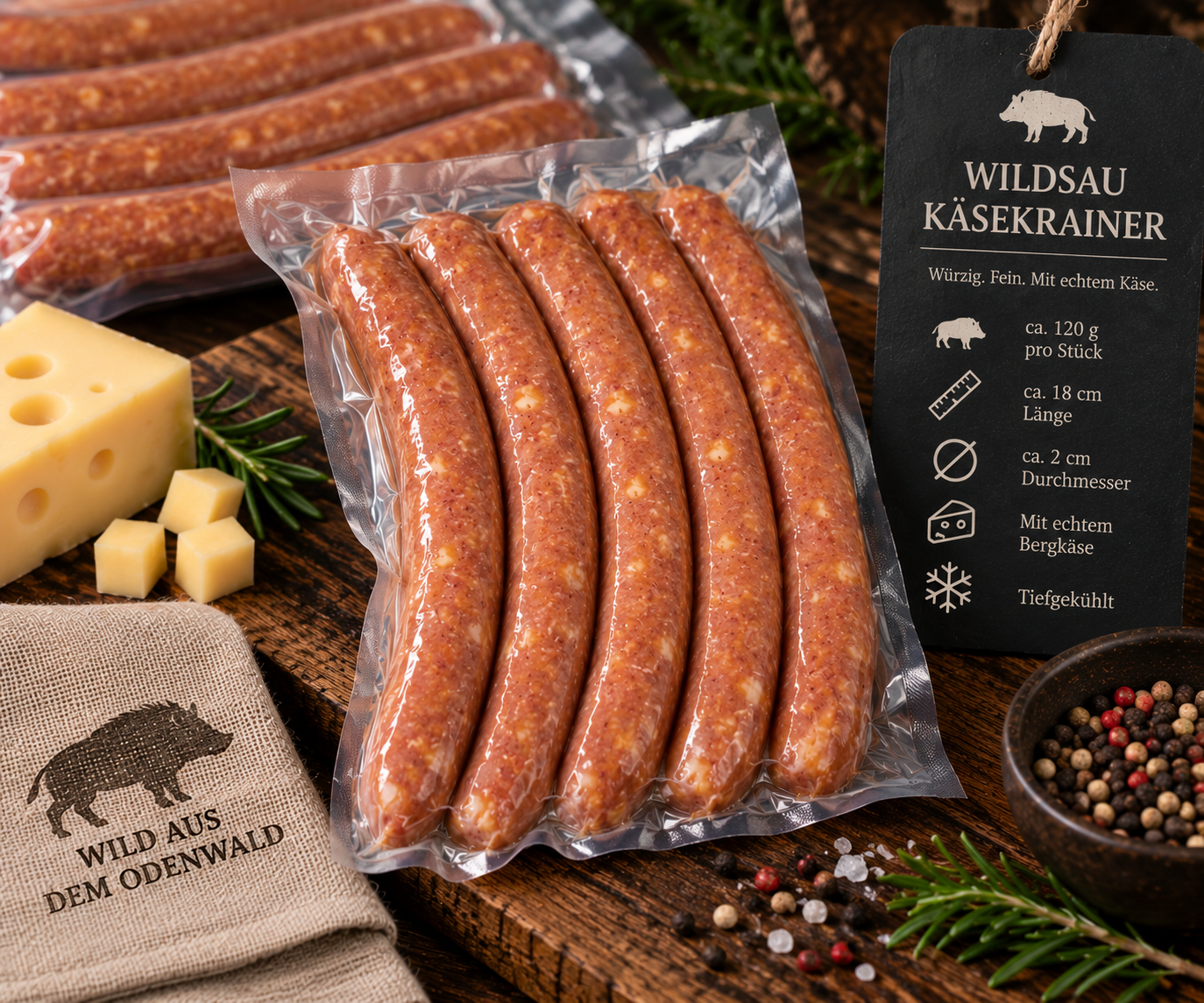 Käsekrainer - 5er Packung – Bild 2