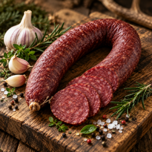 Knoblauchsalami im Ring - ca 300g